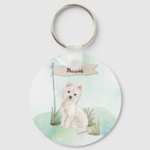 Nombre personalizado Perro Mascota Westie