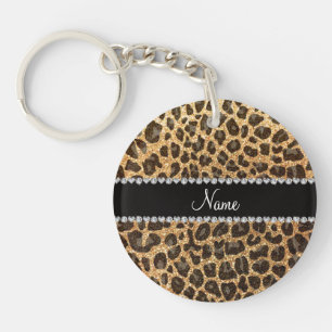Llavero Nombre personalizado purpurina amarillo pastel imp