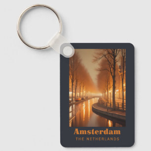 Llavero Nombre personalizado / Texto Ámsterdam