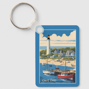 Llavero Nombre personalizado / Texto Cape Cod Massachusett