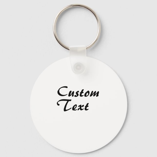 Llavero Nombre personalizado Texto personalizado (Anverso)
