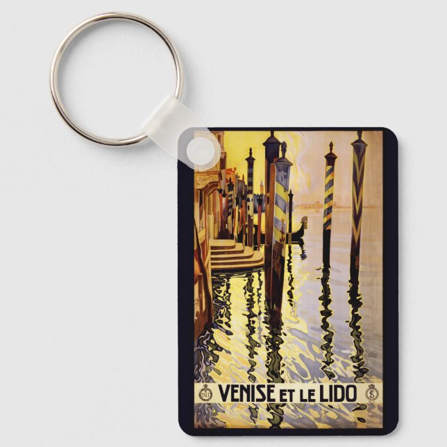 Llavero Nombre personalizado Venecia (Venise) Viajes de ép (Anverso)