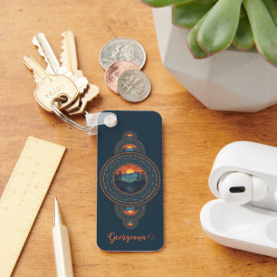 Llavero Nombre personalizado Vintage Wilderness Ornamental