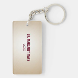 Llavero Nombre personalizado y monja de año, 60º aniversar