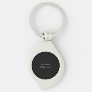 Llavero Nombre propio de adición Minimalista de la placa n