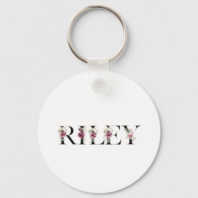 Llavero Nombre: Riley. Me llamo Riley. (Anverso)