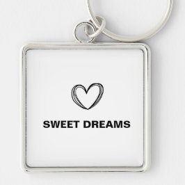 Llavero nombre simple mínimo del cliente de monograma