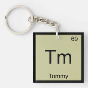 Llavero Nombre Tommy Elemento Químico Tabla Periódica