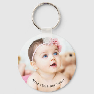 Llavero Nombre único de foto para bebé personalizado del p