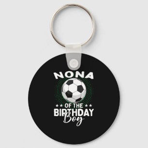 Llavero Nona del cumpleaños del jugador de fútbol Cumpleañ