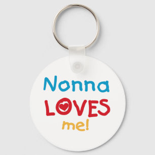 Llavero Nonna me ama las camisetas y los regalos