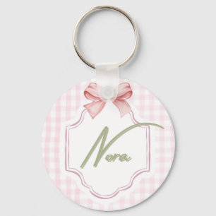 Llavero Nora Nora Baby Nursery Bow&Gingham