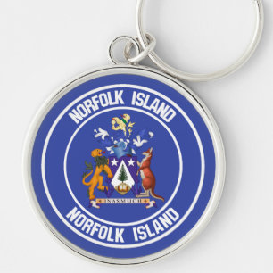 Llavero Norfolk Island Round Emblem