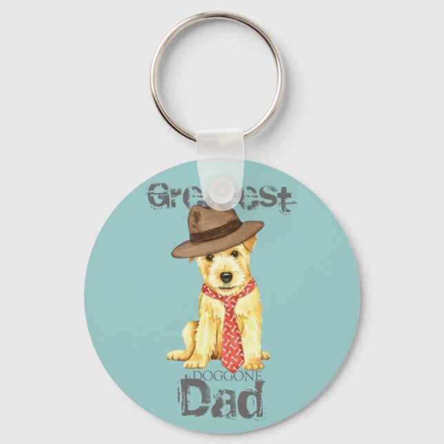 Llavero Norfolk Terrier Dad (Anverso)