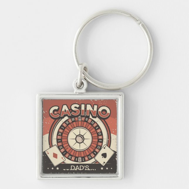 Llavero Noria del Casino del Día del Padres (Frente)