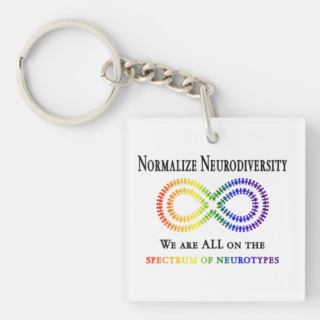 Llavero Normalizar la Neurodiversidad (Frente)