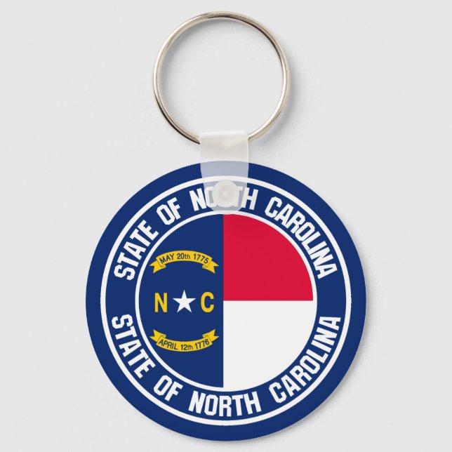 Llavero North Carolina Round Emblem (Anverso)