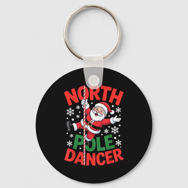 Llavero North Le Dancer Funny Santa Christmas Humor  (Anverso)