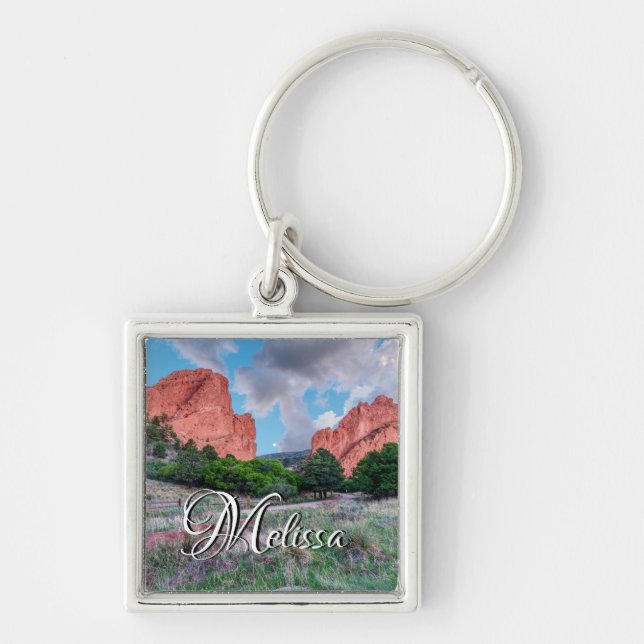 Llavero North South Gateway Rocks Garden Of Gods Keychain (Frente)
