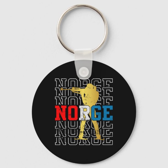 Llavero Noruega Biathlon Norge Original (Anverso)