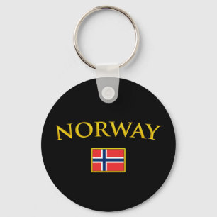 Llavero Noruega dorada