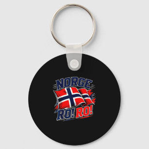 Llavero Noruega norge bandera vintage aficionado de fútbol