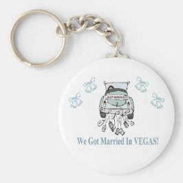 Llavero Nos casamos en la cadena de claves VEGAS