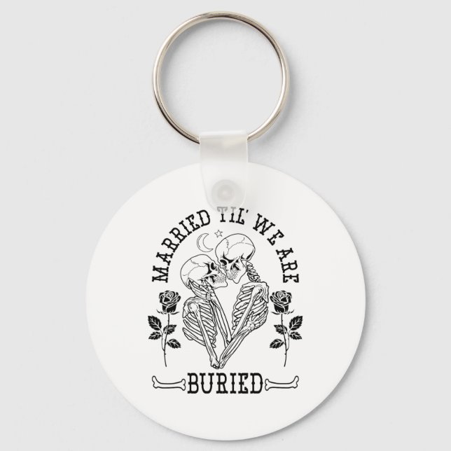Llavero Nos casamos hasta que nos enterraron en la Novia G (Anverso)