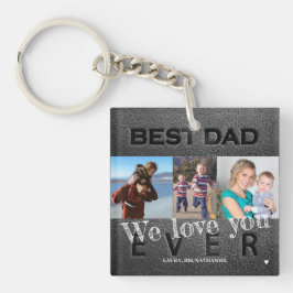 Llavero Nos encantan las fotos personalizadas de tu papá
