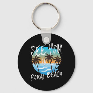 Llavero Nos vemos en Pokai Beach Retro Vintage Surfista de