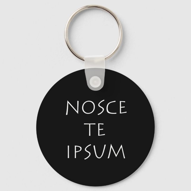 Llavero Nosce te ipsum (Anverso)