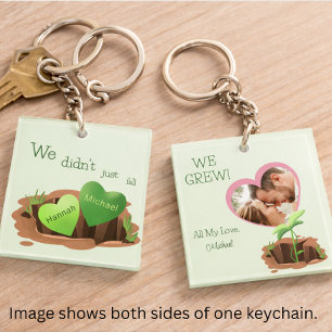 Llavero Nosotros Crecimos Amor Personalización Foto San Va