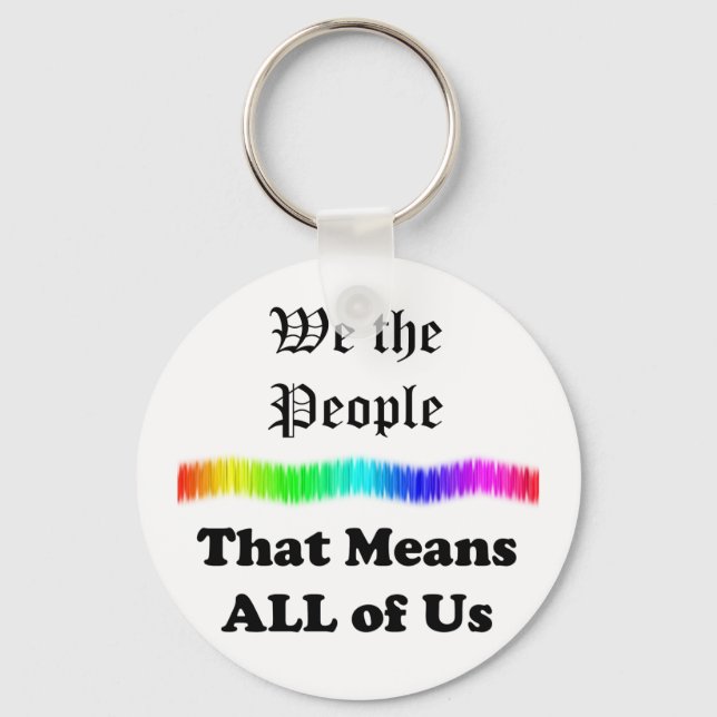 Llavero Nosotros, el pueblo....eso significa todos nosotro (Anverso)