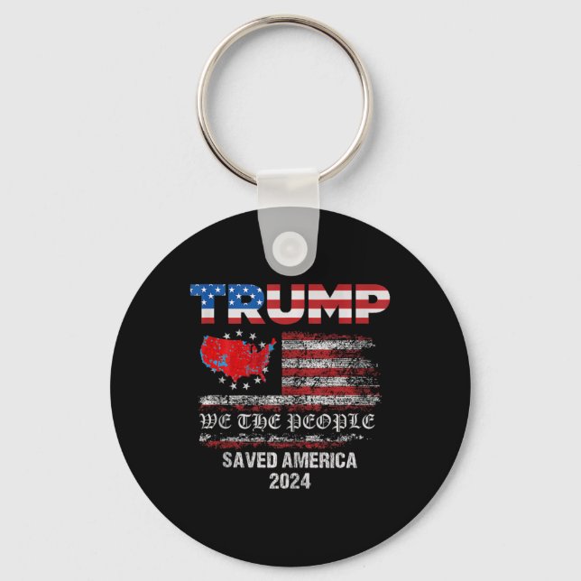 Llavero Nosotros, el pueblo, Trump, salvamos a Estados Uni (Anverso)