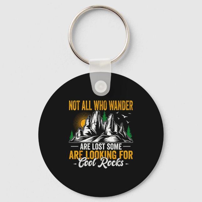 Llavero Not All Who Wander Are Lost Funny Outdoor Hiking T (Anverso)