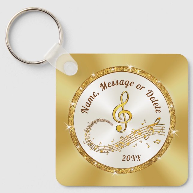 Llavero Nota de música Keychain BULK o compra One, Persona (Anverso)