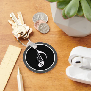 Llavero Nota musical personalizada