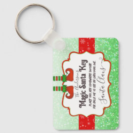 Llavero Nota para los niños de los Navidades de la clave m