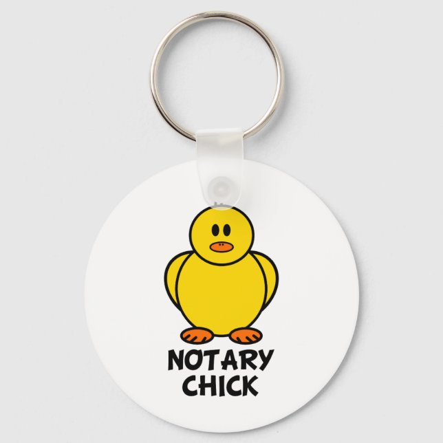 Llavero Notary Chick (Anverso)
