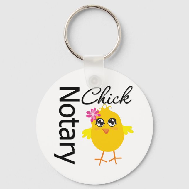 Llavero Notary Chick (Anverso)