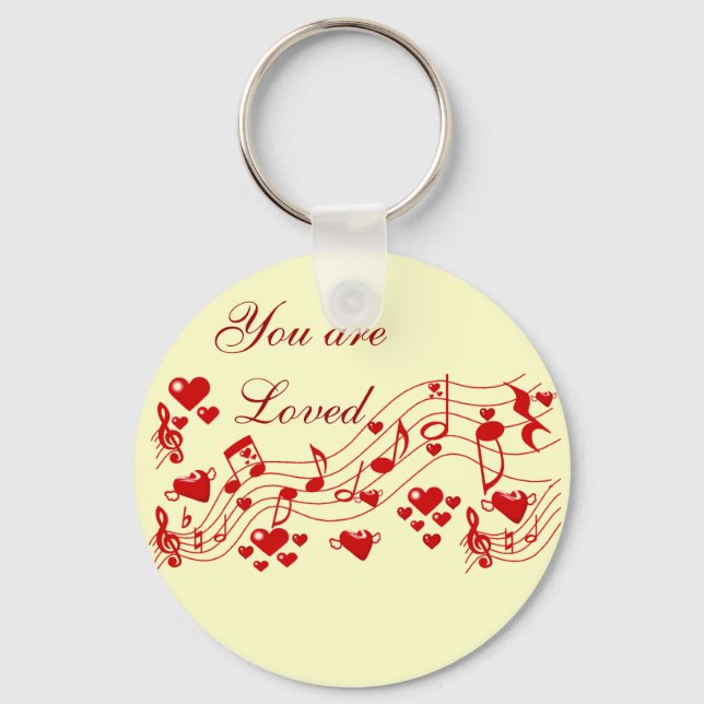 Llavero Notas de amor_ (Anverso)