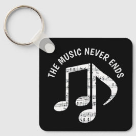 Llavero Notas de la música negra