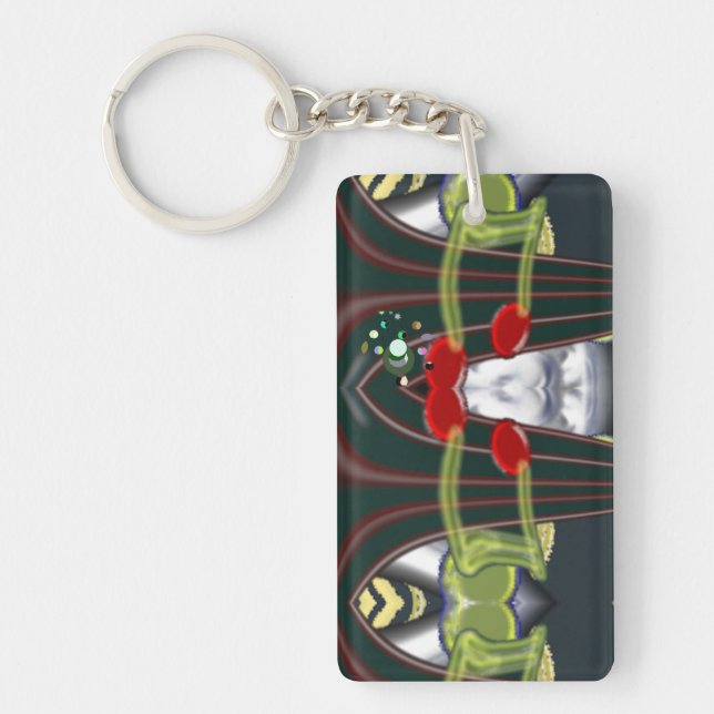 Llavero Notas de la Octava Roja Musical (Frente)