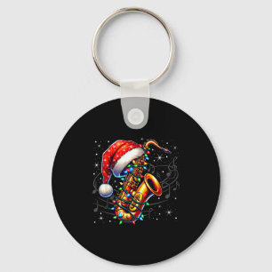 Llavero Notas Musicales Clave De Sol Navidad Saxofón Jazz 