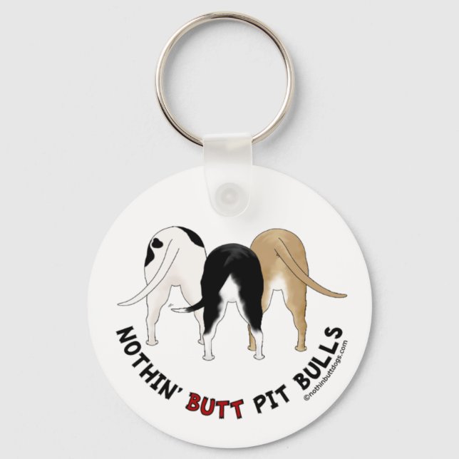 Llavero Nothin' Butt Pit Bulls (Anverso)