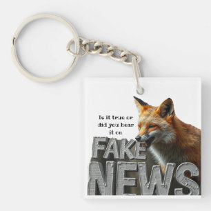 Llavero Noticias falsas Fox Kamala Personalizado Humor div