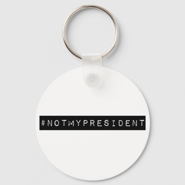 Llavero #notmypresident (Anverso)