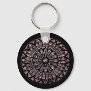 Llavero Notre Dame StainGlass North Window, París