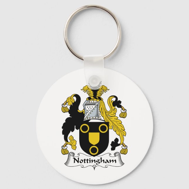 Llavero Nottingham Family Crest (Anverso)