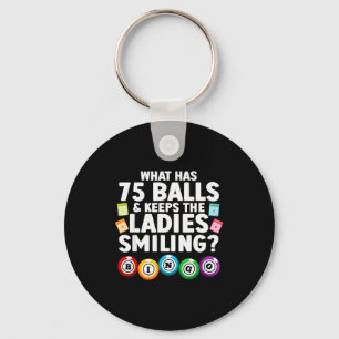 Llavero Novedad de Bingo Cool para hombres y mujeres amant